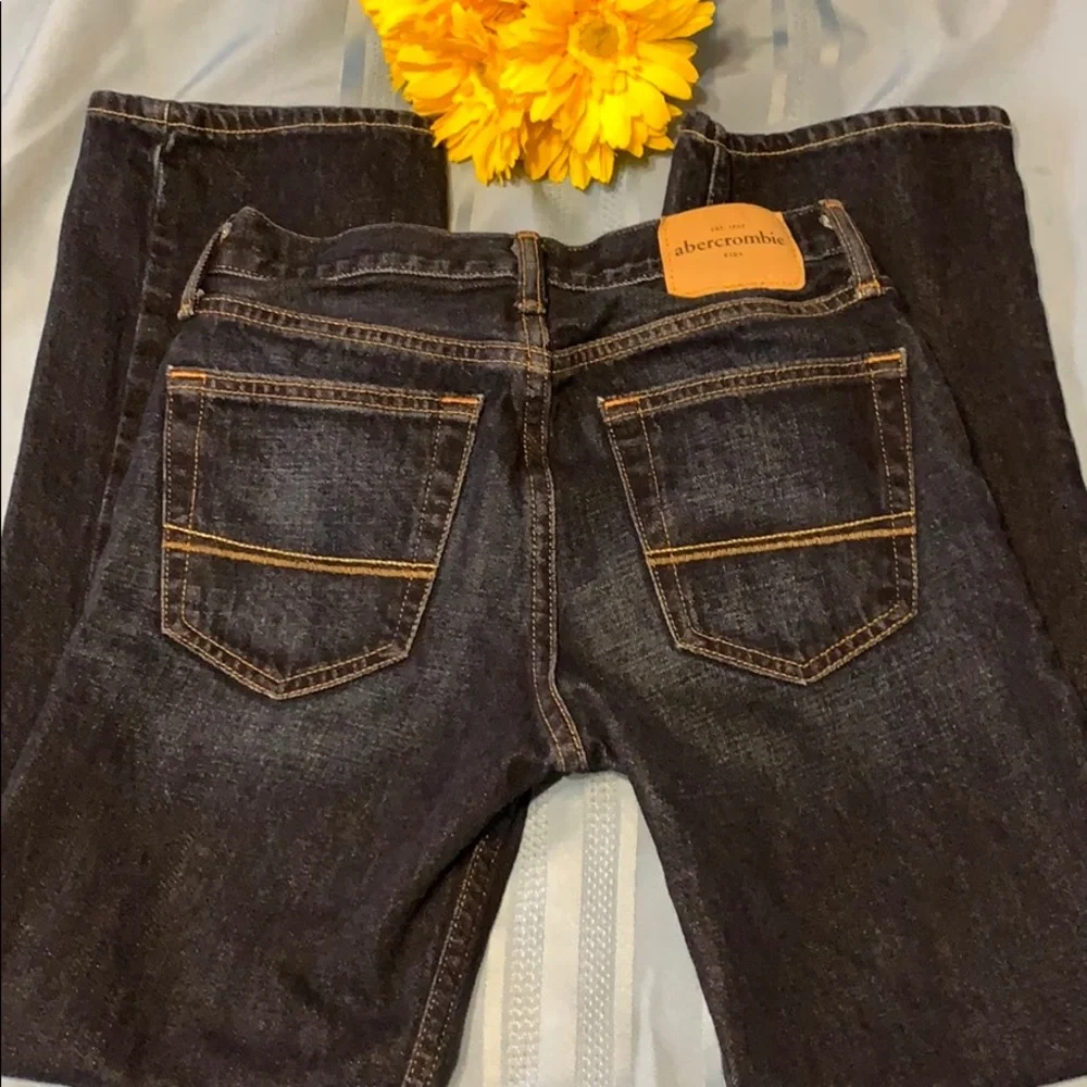 Abercrombie Kids Classic Straight Leg Blue Jeans